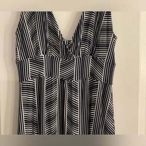 Blue & White Tart Dress, Medium